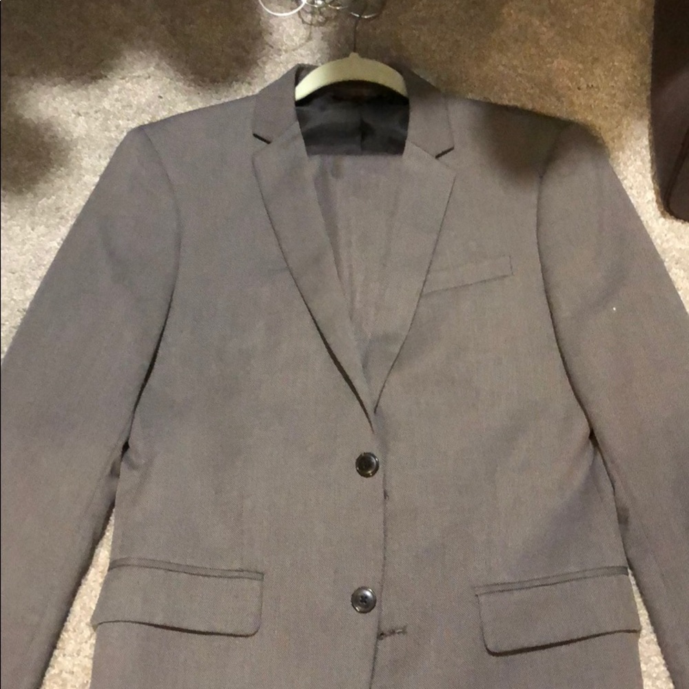 Grey Zara Man Suit